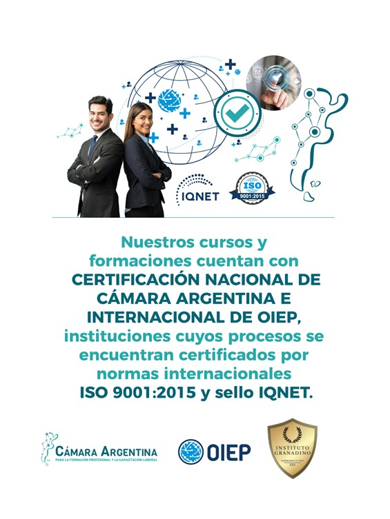 Certificación nacional e internacional Cámara Argentina, OIEP e IQNET